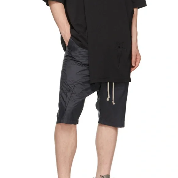 Rick Owens Champion Edtion Bela Nylon Shorts